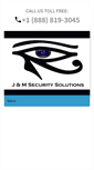 Mobile Screenshot of jandmsecuritysolutions.com